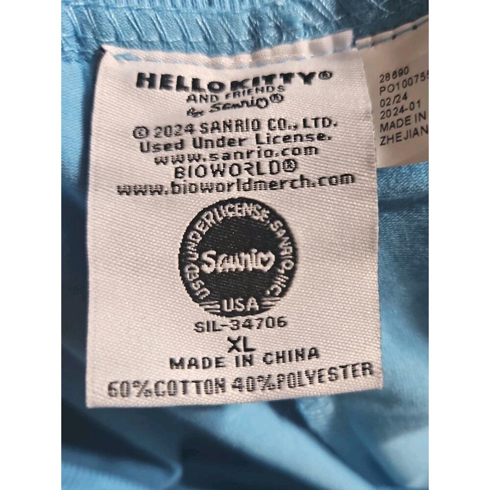 Sanrio Hello Kitty and Friends Terry Womens Skirt Skort XL Blue High Rise NWT - Picture 8 of 8